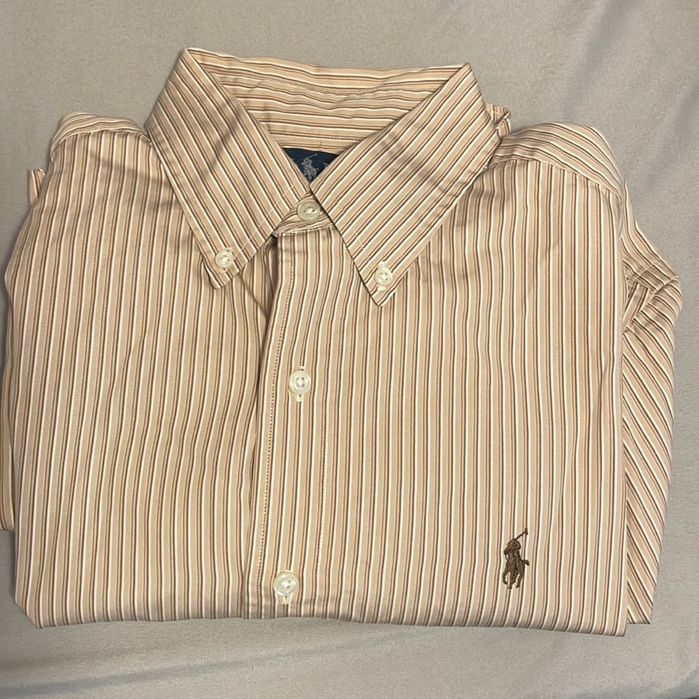 Men’s Polo by Ralph Lauren Custom Fit Dress Shirt